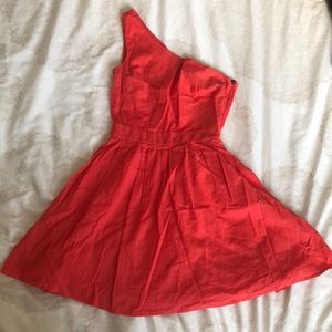 Bright Pink Dress with See Through Accents